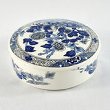 Peony Tiffany and Co. Blue and White Vintage Lidded Dish.