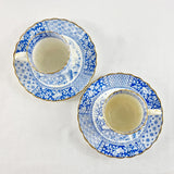 Pair of Antique William Alsager Adderley and Co. Cups and Saucers.