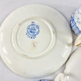 Pair of Antique William Alsager Adderley and Co. Cups and Saucers.