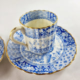 Pair of Antique William Alsager Adderley and Co. Cups and Saucers.