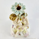 19th Century German Porcelain Candelabra in the Manner of Meissen.