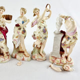 Set of Six Aelteste Volkstedter Porzellanfabrik Triebner Figures