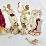 Set of Six Aelteste Volkstedter Porzellanfabrik Triebner Figures