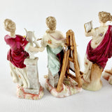 Set of Six Aelteste Volkstedter Porzellanfabrik Triebner Figures