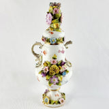 19th Century Antique Pair of Lidded Vases by Victoria Carlsbad Austria