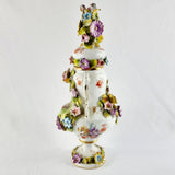 19th Century Antique Pair of Lidded Vases by Victoria Carlsbad Austria