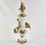 19th Century Antique Pair of Lidded Vases by Victoria Carlsbad Austria