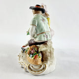 Antique 19th Century Sitzendorf Romantic Young Couple