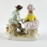 Antique 19th Century Sitzendorf Romantic Young Couple