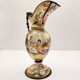 Antique Circa 1800s Vienna Enamel Ewer/Jug.