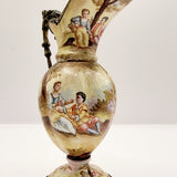 Antique Circa 1800s Vienna Enamel Ewer/Jug.