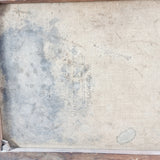 Antique 19th Century Oil on Canvas of Sheep Dog and Sheep