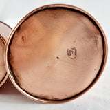 Set of Three Antique Copper Graduating Set of Cider Measures