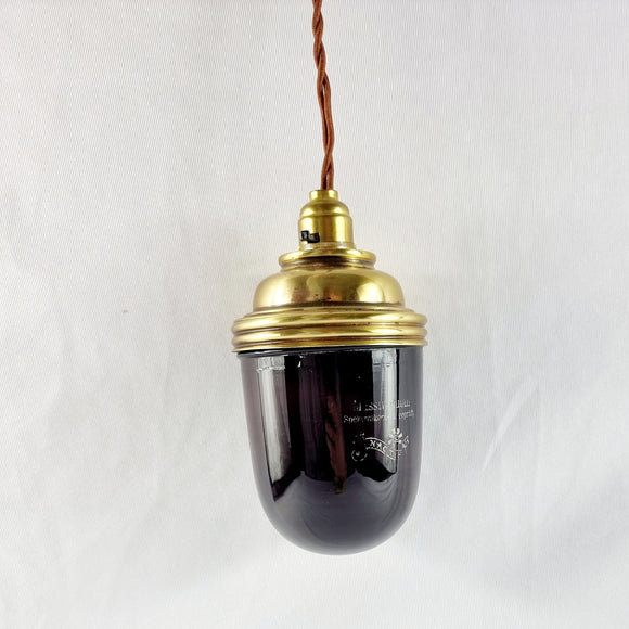 Antique Nactin Massiv-Rubin Photography Safety Light.