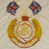 Vintage Large Embroidery Royal Engineers Emblem Motifs