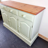 Painted Pine Three Section Sideboard