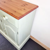 Painted Pine Three Section Sideboard