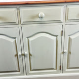 Painted Pine Three Section Sideboard