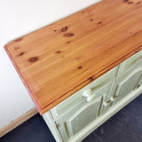 Painted Pine Three Section Sideboard