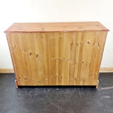 Painted Pine Three Section Sideboard