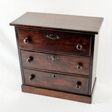 Antique Mahogany Apprentice Piece Chest of Drawers.