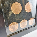 Eight Bronze Wolverhampton Education Committee School Medals