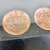 Eight Bronze Wolverhampton Education Committee School Medals