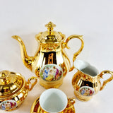 Vintage Epiag Czechoslovakia Gold Six Settings Tea Service