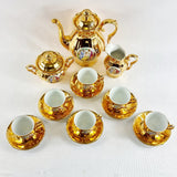 Vintage Epiag Czechoslovakia Gold Six Settings Tea Service