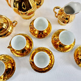 Vintage Epiag Czechoslovakia Gold Six Settings Tea Service