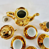 Vintage Epiag Czechoslovakia Gold Six Settings Tea Service