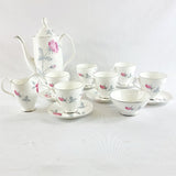 Vintage Tea Set by Royal Albert Trent Rose Pattern Tea for Six
