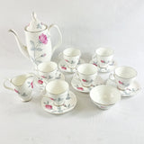 Vintage Tea Set by Royal Albert Trent Rose Pattern Tea for Six