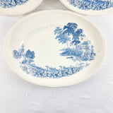 28 Piece Vintage Dinner Service Swinnertons Staffordshire England, The Ferry Pattern