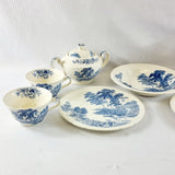 28 Piece Vintage Dinner Service Swinnertons Staffordshire England, The Ferry Pattern