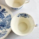 28 Piece Vintage Dinner Service Swinnertons Staffordshire England, The Ferry Pattern
