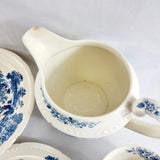 28 Piece Vintage Dinner Service Swinnertons Staffordshire England, The Ferry Pattern