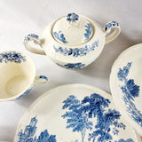 28 Piece Vintage Dinner Service Swinnertons Staffordshire England, The Ferry Pattern