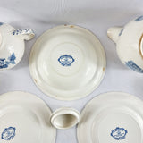 28 Piece Vintage Dinner Service Swinnertons Staffordshire England, The Ferry Pattern