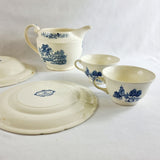 28 Piece Vintage Dinner Service Swinnertons Staffordshire England, The Ferry Pattern