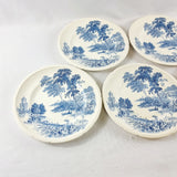 28 Piece Vintage Dinner Service Swinnertons Staffordshire England, The Ferry Pattern