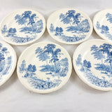 28 Piece Vintage Dinner Service Swinnertons Staffordshire England, The Ferry Pattern