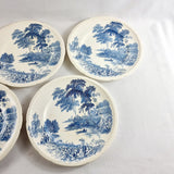 28 Piece Vintage Dinner Service Swinnertons Staffordshire England, The Ferry Pattern
