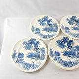 28 Piece Vintage Dinner Service Swinnertons Staffordshire England, The Ferry Pattern