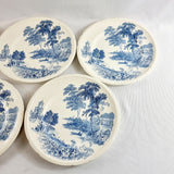 28 Piece Vintage Dinner Service Swinnertons Staffordshire England, The Ferry Pattern