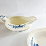 28 Piece Vintage Dinner Service Swinnertons Staffordshire England, The Ferry Pattern