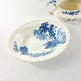 28 Piece Vintage Dinner Service Swinnertons Staffordshire England, The Ferry Pattern