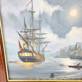 Oil on Canvas by Donald Macleod Cornish Artist. Titled Going Ashore.