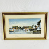 Town Quay, Lymington by Rachel Long. Signed Print.