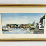Town Quay, Lymington by Rachel Long. Signed Print.